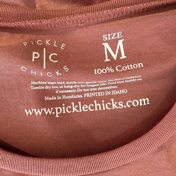 Pickleball Chicks Pickleball Obsessed Women's Tank Top Pink Size M - Picture 6 of 7